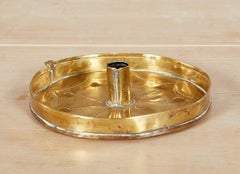 Portacandele svedesi in ottone gustaviano