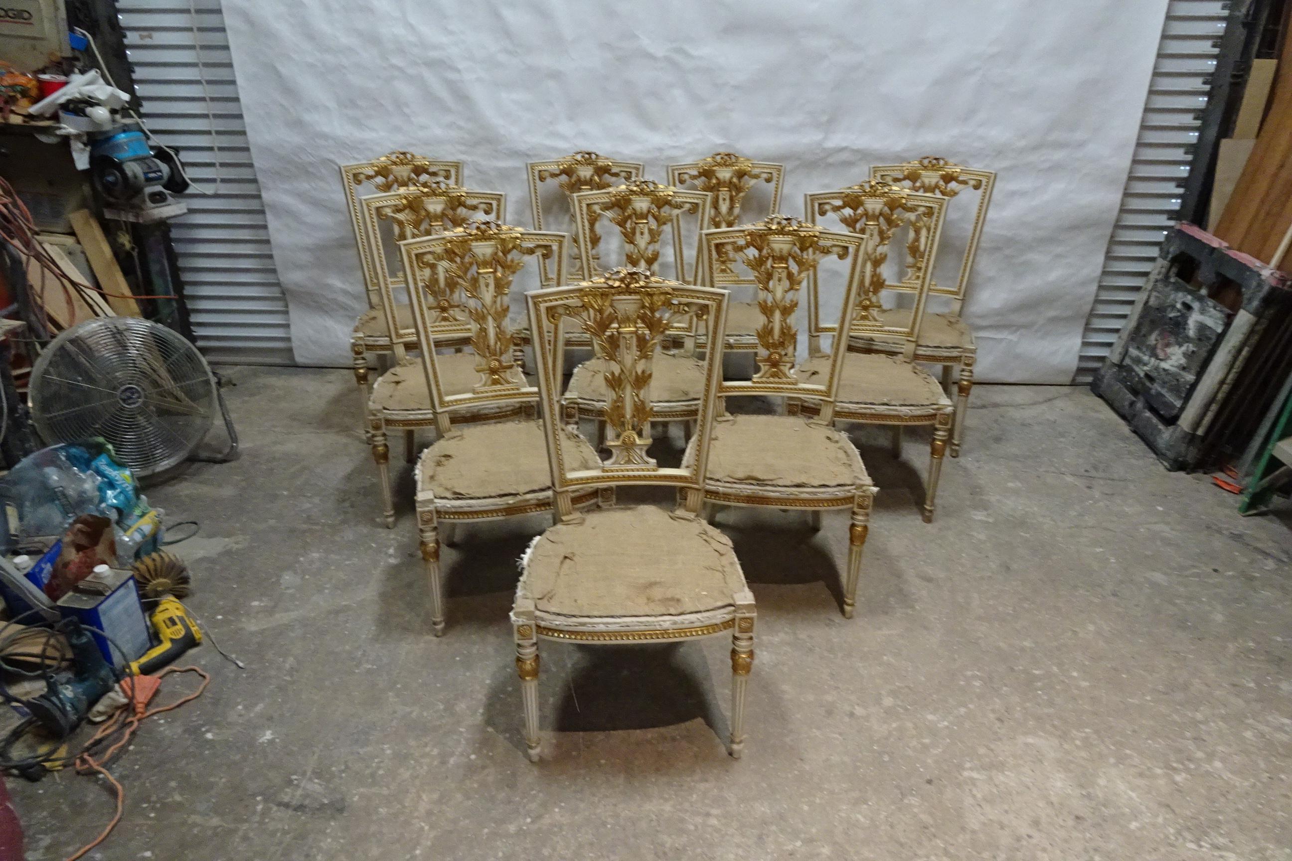 Mid-20th Century Swedish Gustavian Castle Chairs For Sale