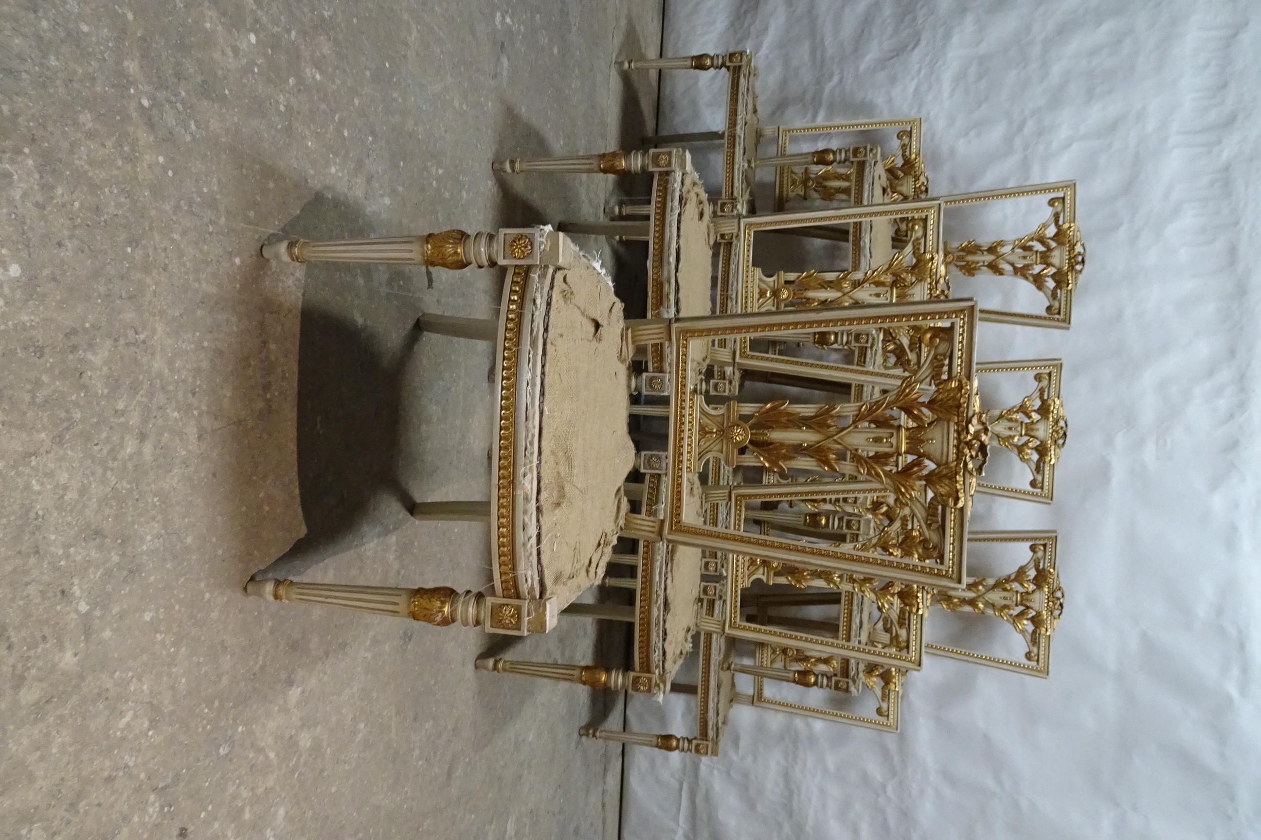 Swedish Gustavian Castle Chairs For Sale 1