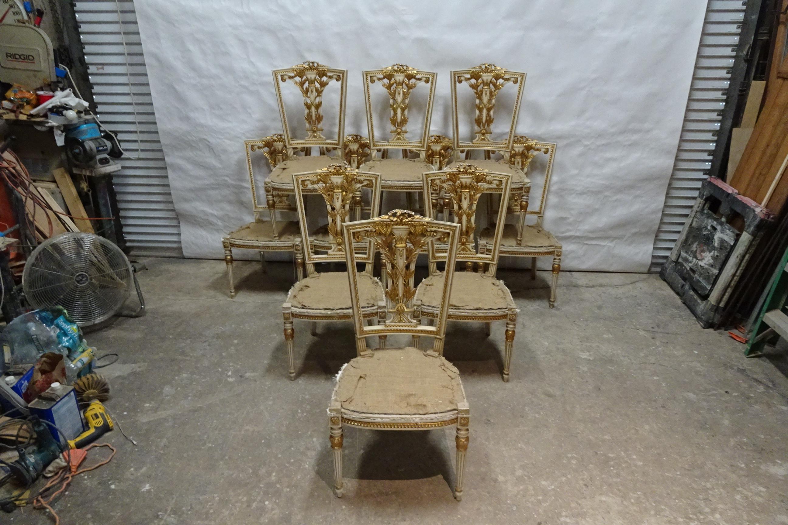 Swedish Gustavian Castle Chairs For Sale 2