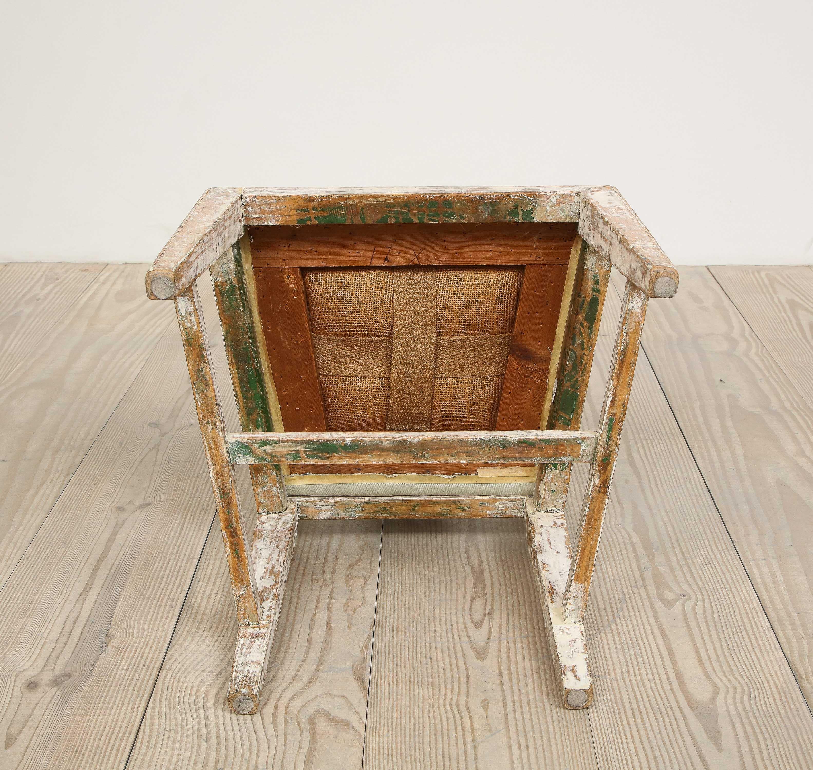 Swedish Gustavian Chair with Wheat Carving, Circa 1780, Origin: Sweden For Sale 5