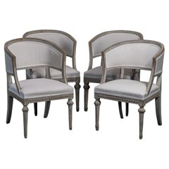 Swedish Gustavian Chairs Set of 4
