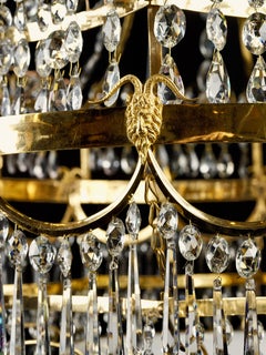 Swedish Gustavian Chandelier, circa 1800