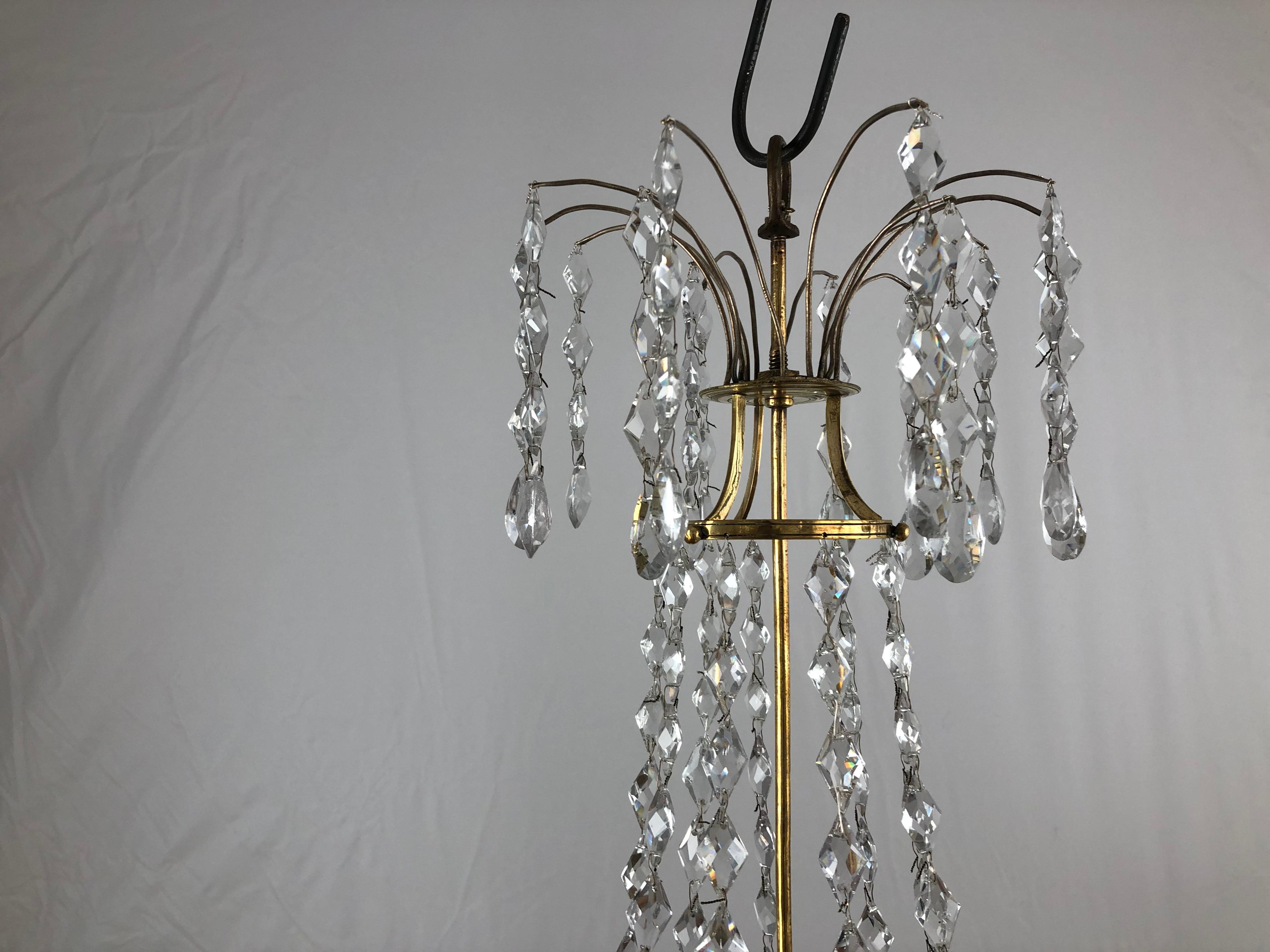 Swedish Gustavian Chandelier Made circa 1800 In Good Condition In Stockholm, SE