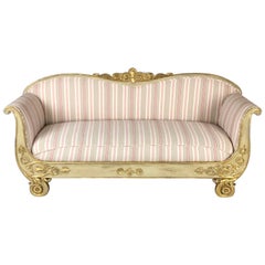 Antique Swedish Gustavian circa 1800 Settee / Sofa