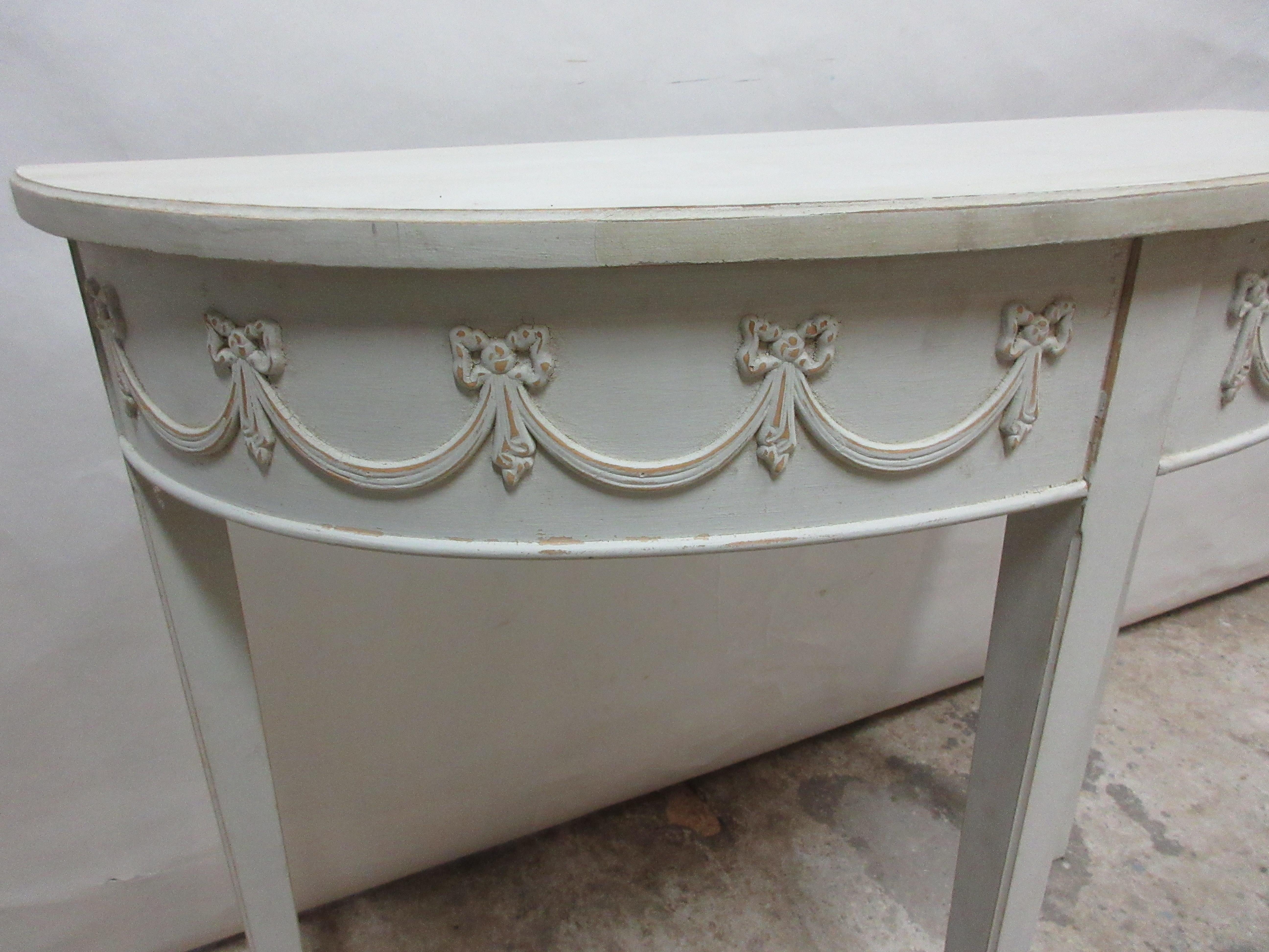 Early 20th Century Swedish Gustavian Console Table