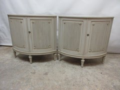 Swedish Gustavian Corner Cabinets