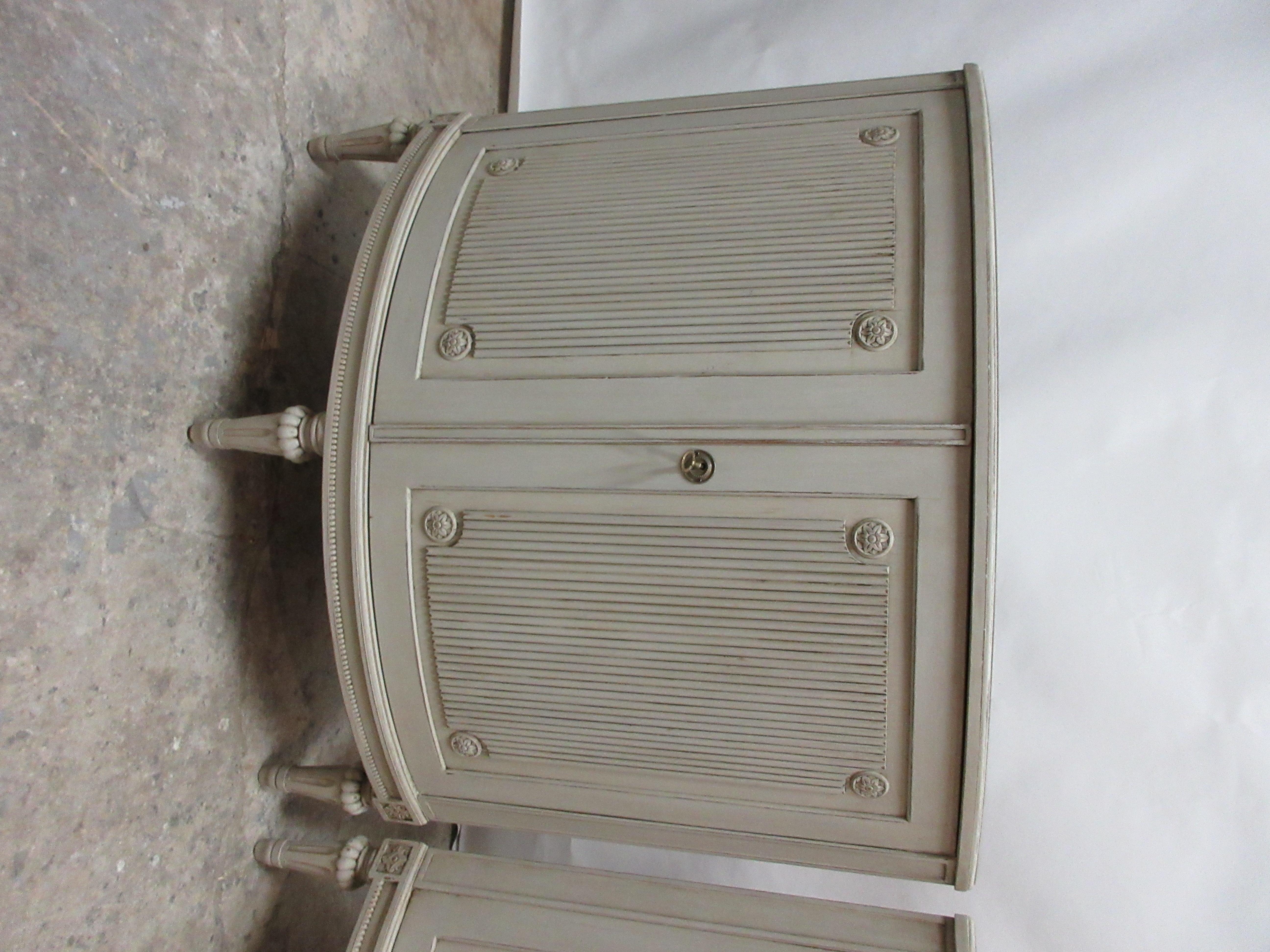 Mid-20th Century Swedish Gustavian Corner Cabinets