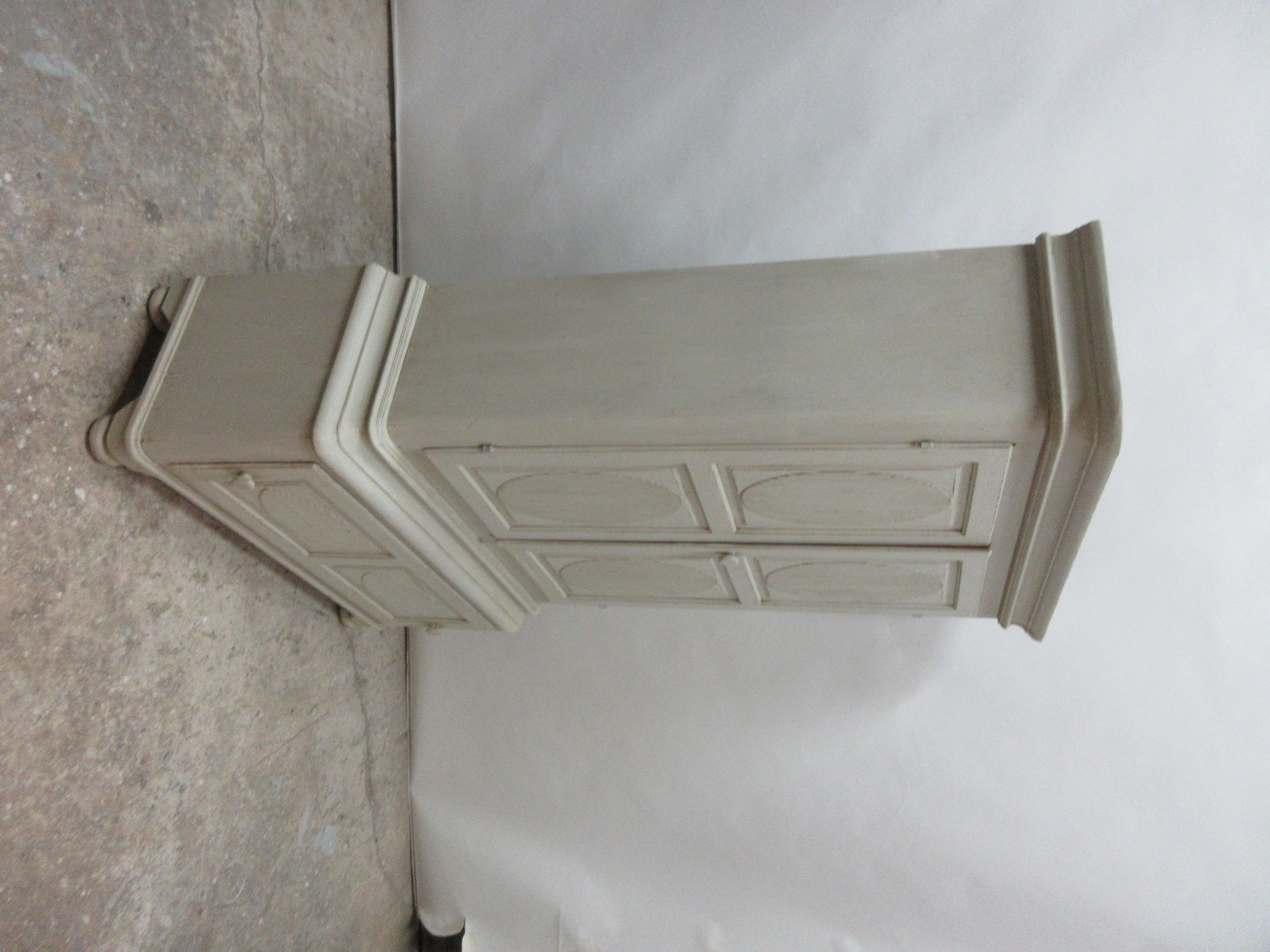 Wood Swedish Gustavian Cupboard