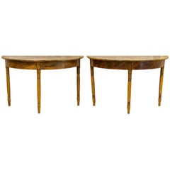 Gustavian Demi-lune Tables