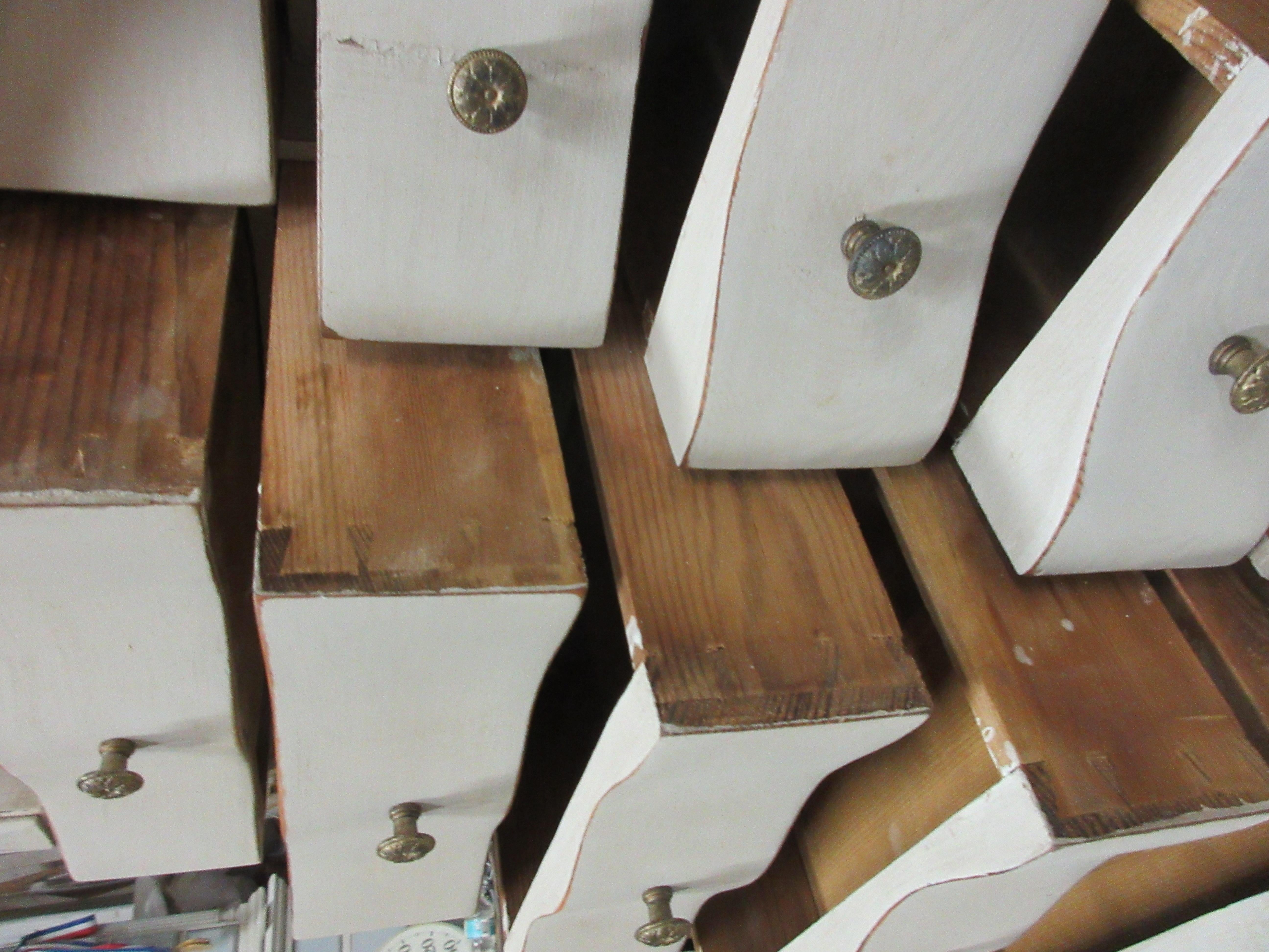 Wood Swedish Gustavian Drop Frount Desk