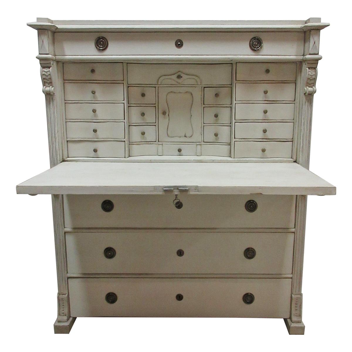 Swedish Gustavian Drop Frount Desk