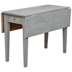 Antique Swedish Gustavian Drop-Leaf Table, circa 1800