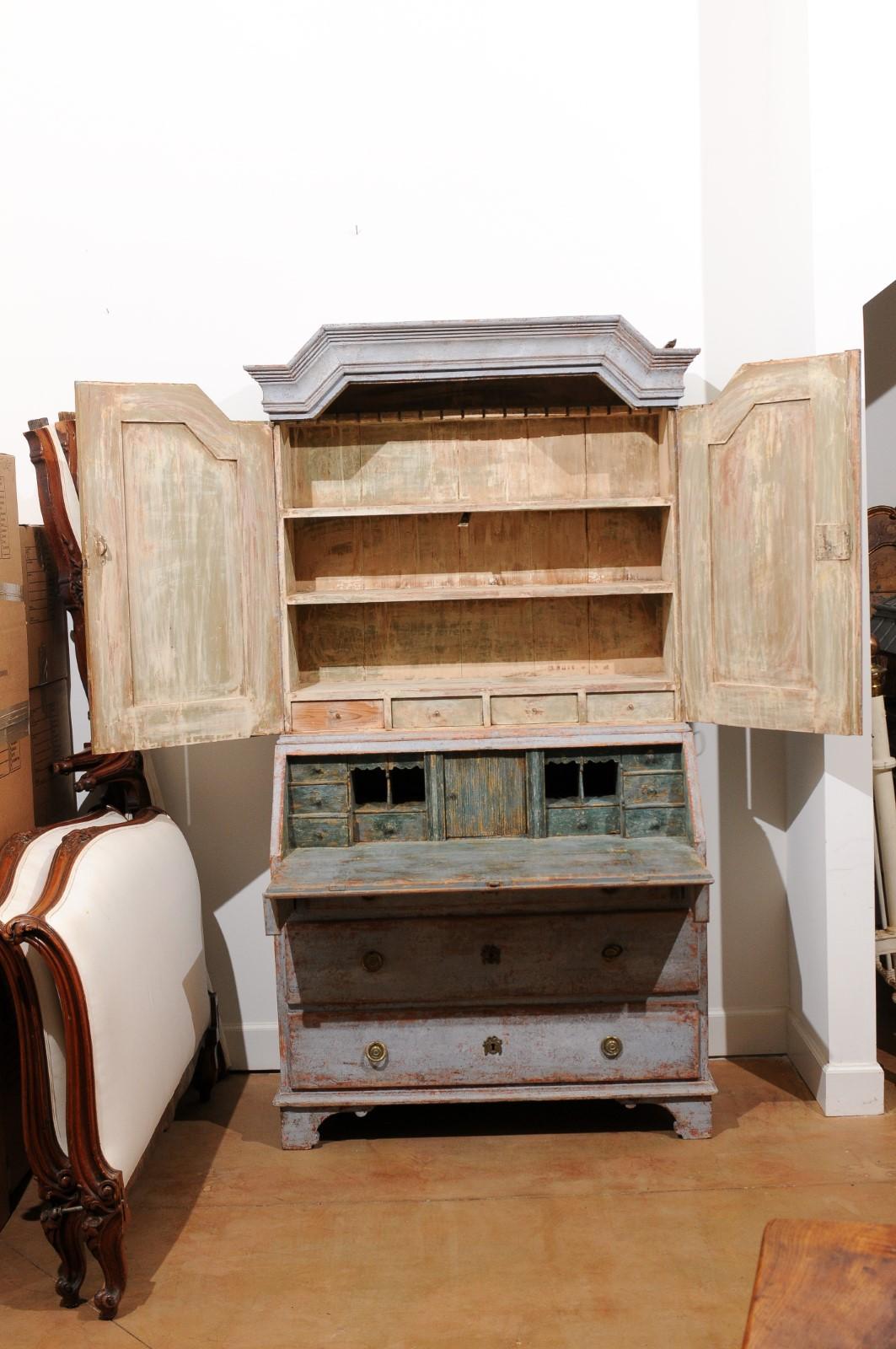 gustavian secretary desk