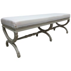 Swedish Gustavian Long Bench