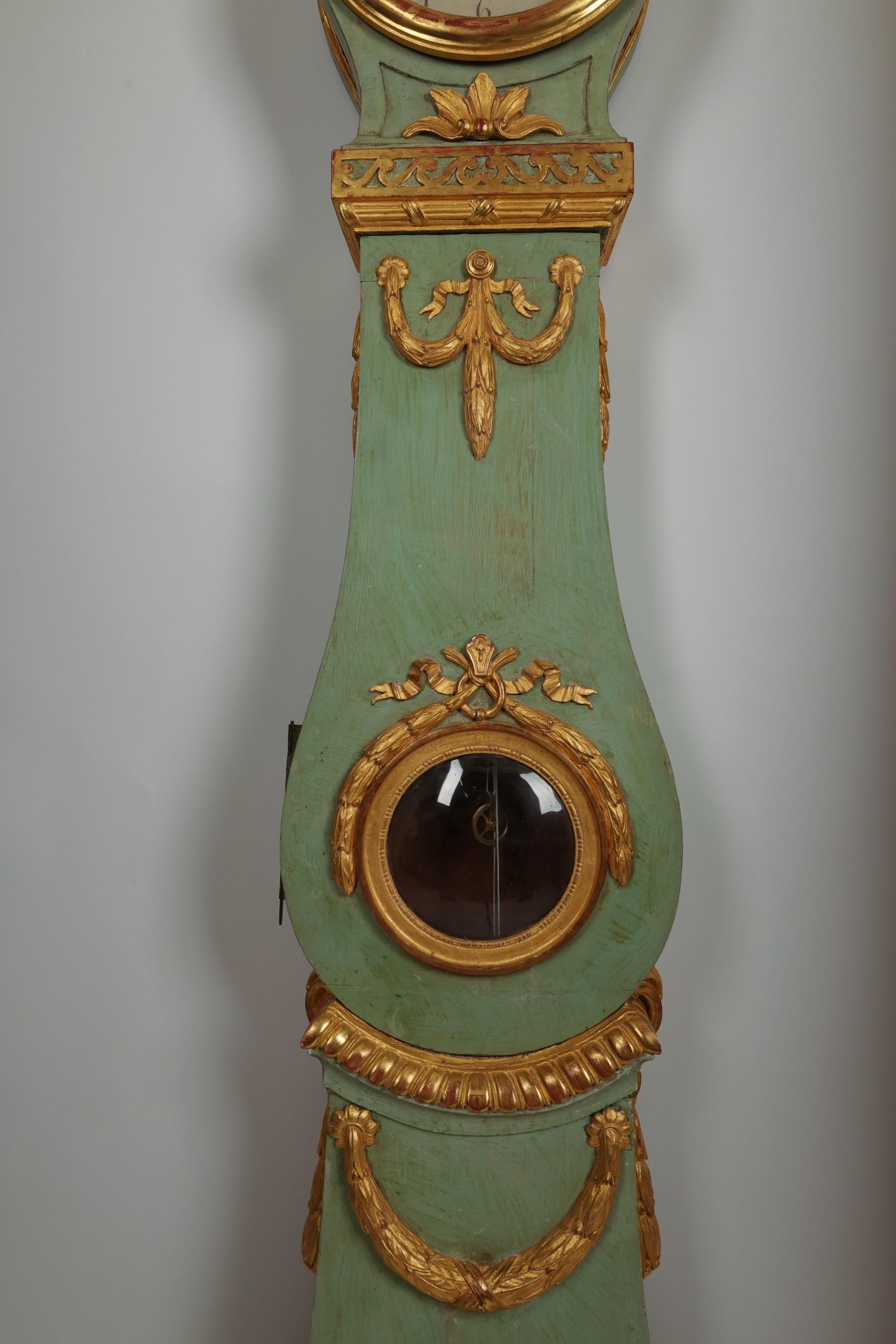 Swedish Gustavian Longcase Clock For Sale 1
