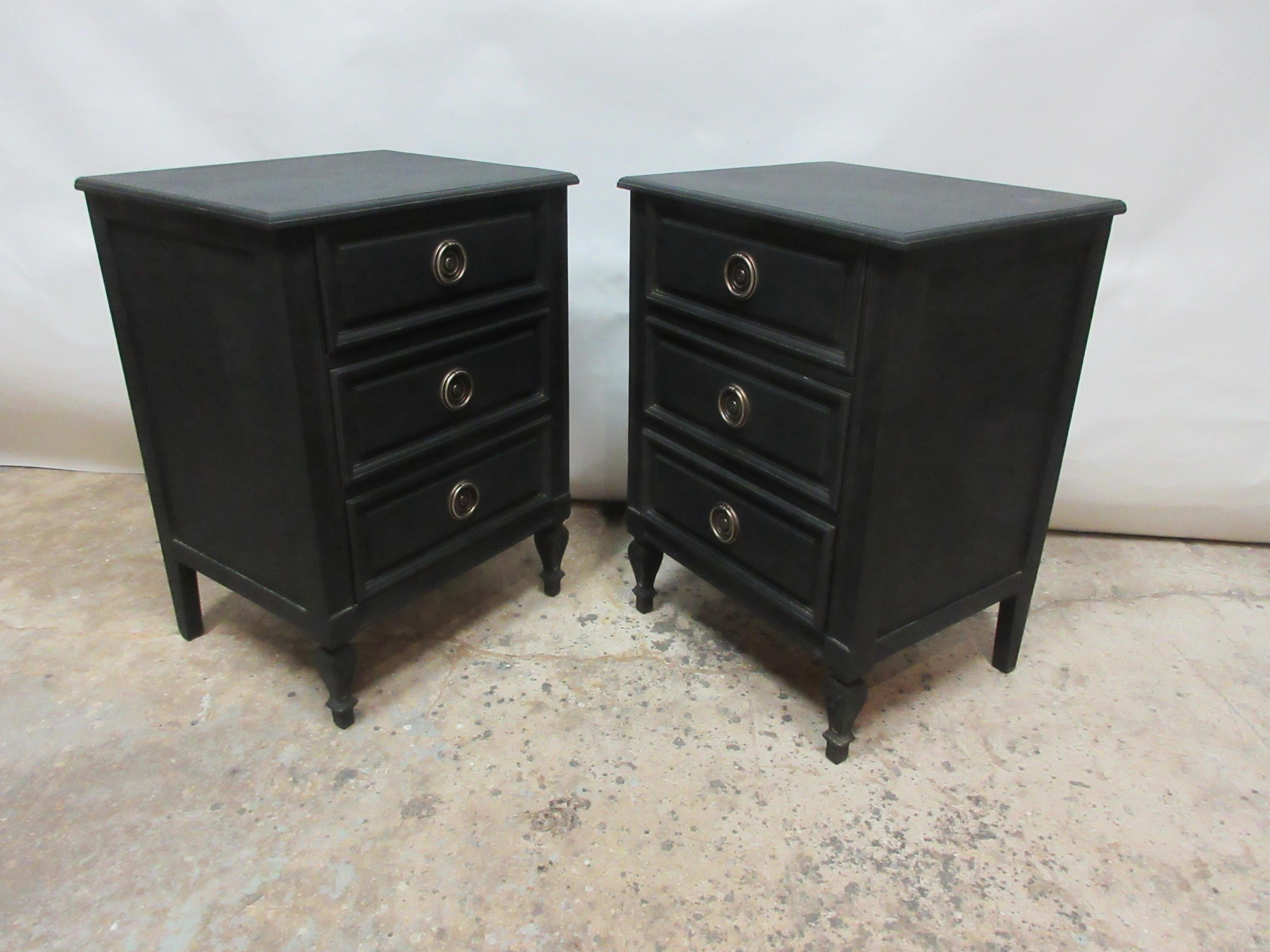 Mid-20th Century Swedish Gustavian Nightstands