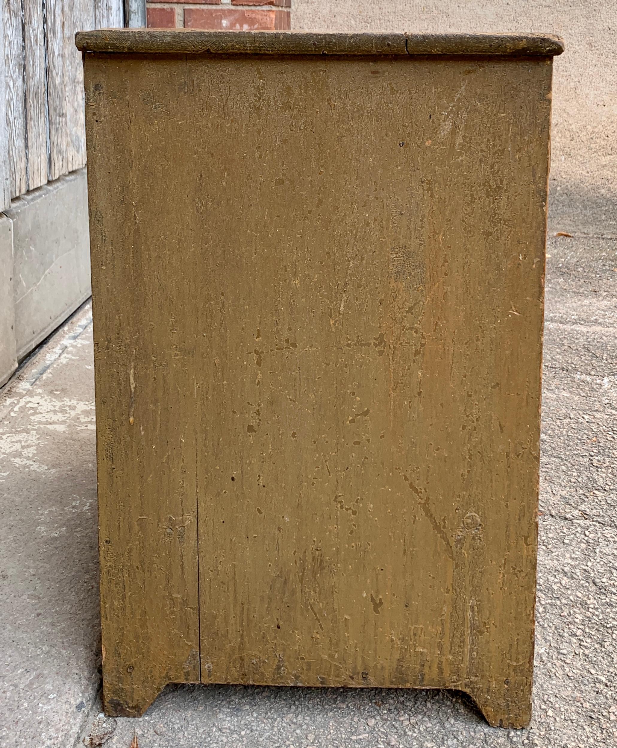 Swedish Gustavian Original Painted 3 Drawers Dresser 5
