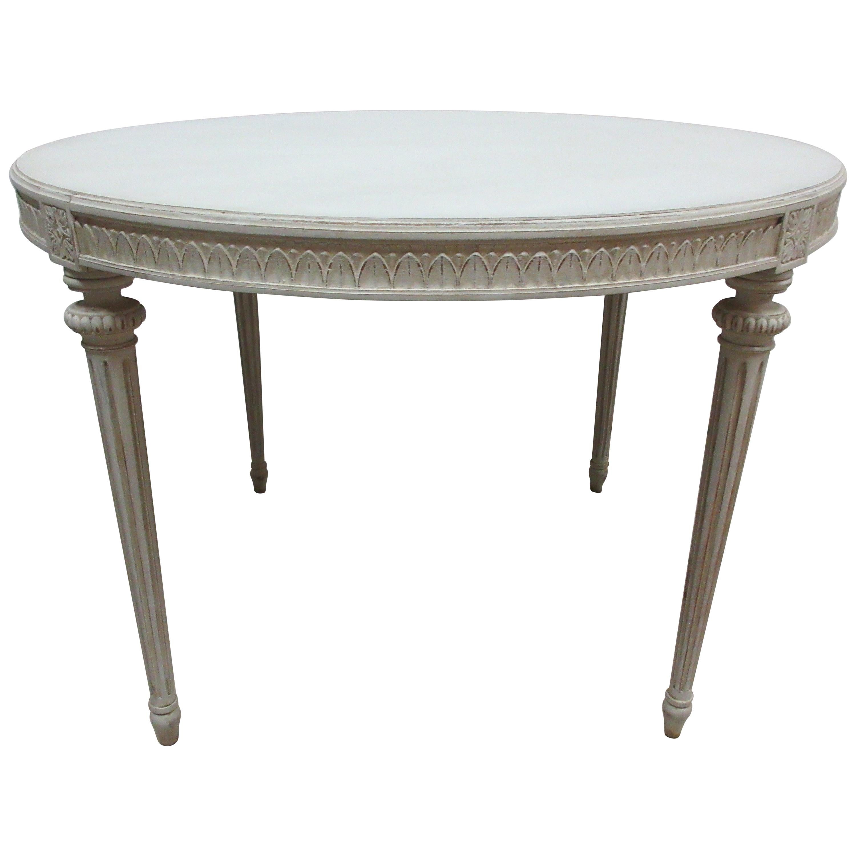 Swedish Gustavian Oval Table