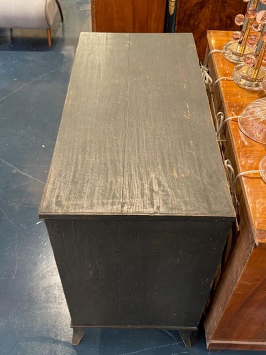 19th Century Swedish Gustavian Painted Chest For Sale