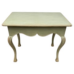 Table d'appoint à console de style gustavien suédois peinte