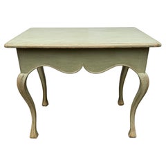 Swedish Gustavian Painted Hall Console End Occasional Table