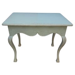 Swedish Gustavian Painted Hall Console End Occasional Table