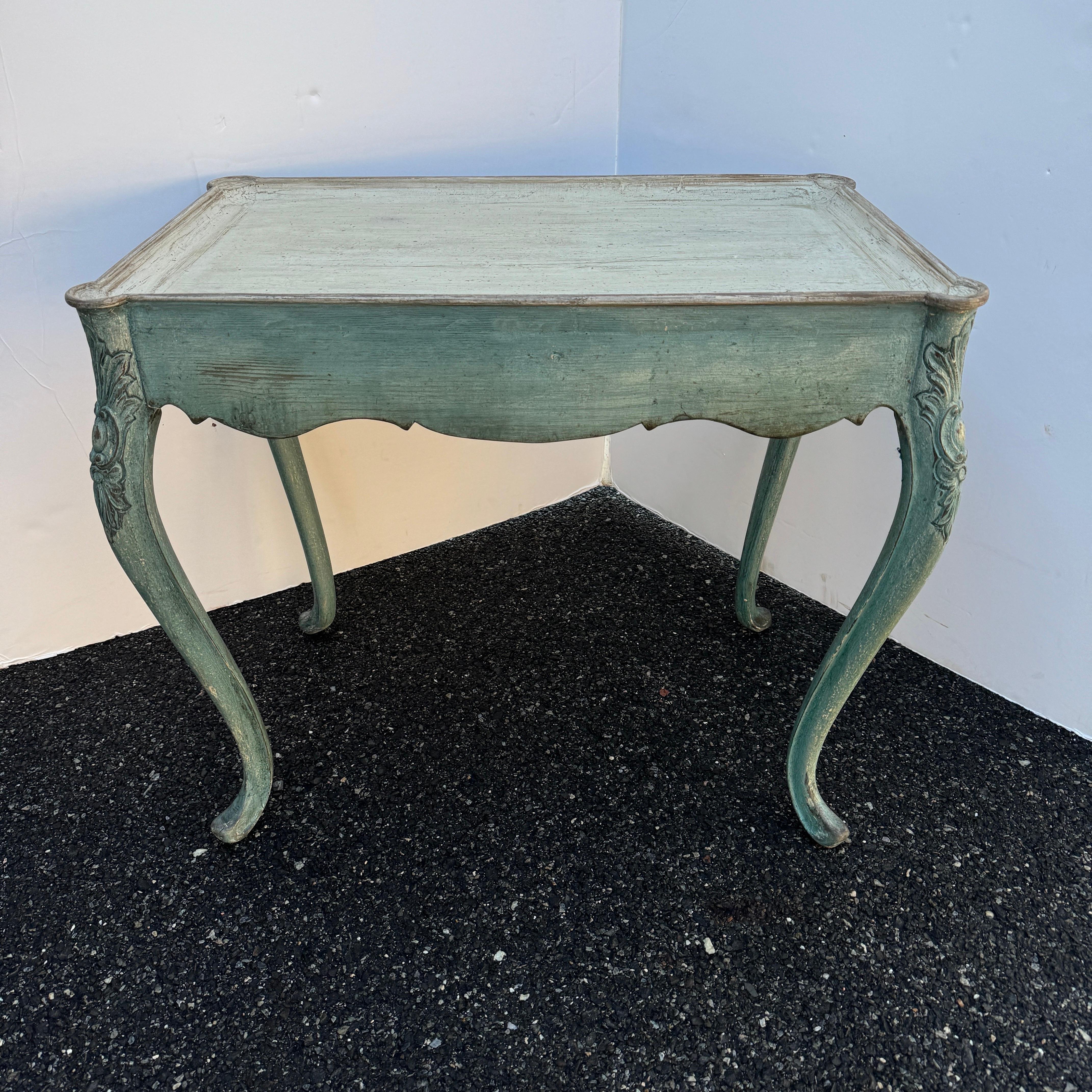 Swedish Gustavian Painted Hall End or Occasional Table For Sale 1
