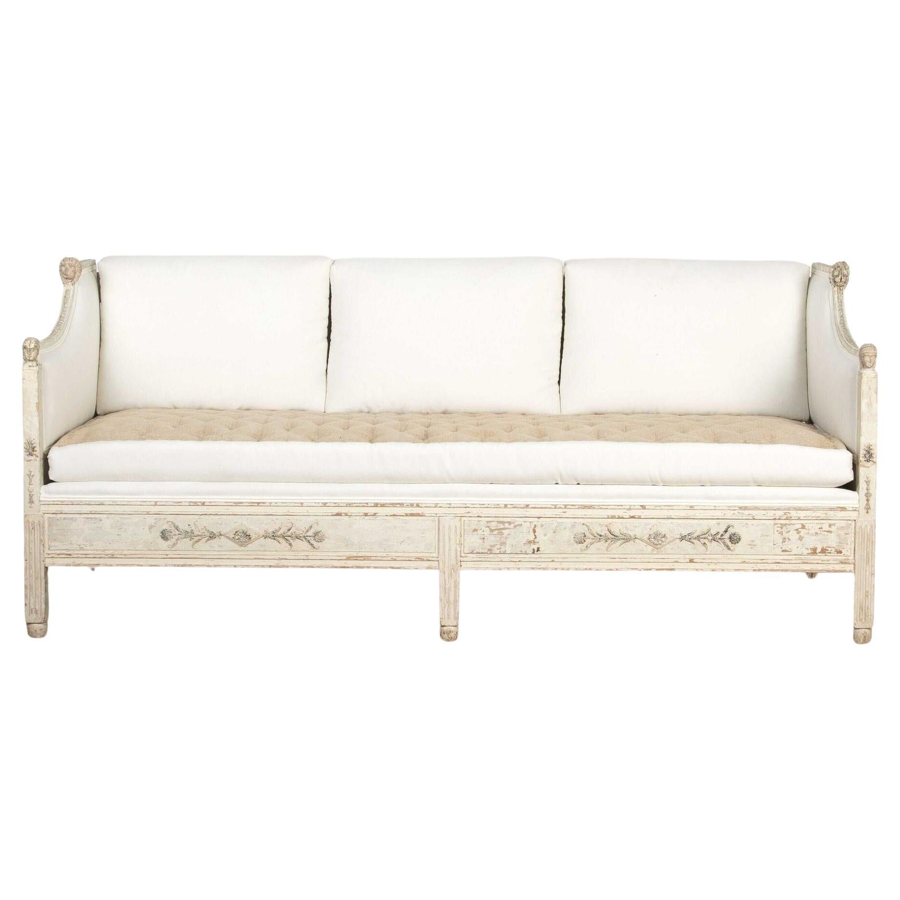 Swedish Gustavian Painted Sofa