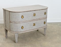 Swedish Gustavian Period Bow-front Commode