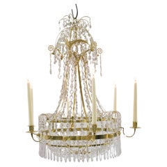 Swedish Gustavian period chandelier made 1790-1800