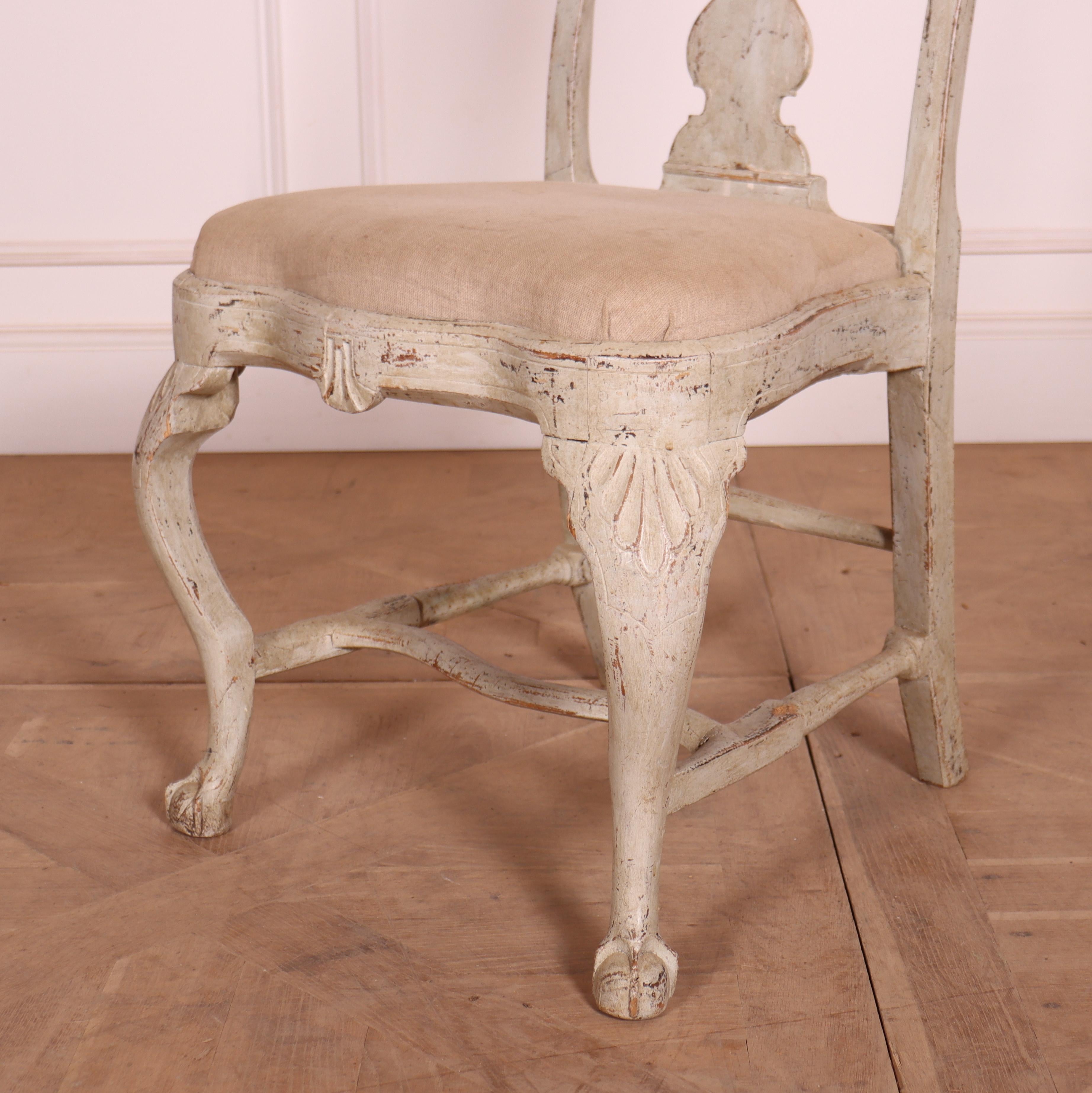 Swedish Gustavian Period Dining Chairs 1