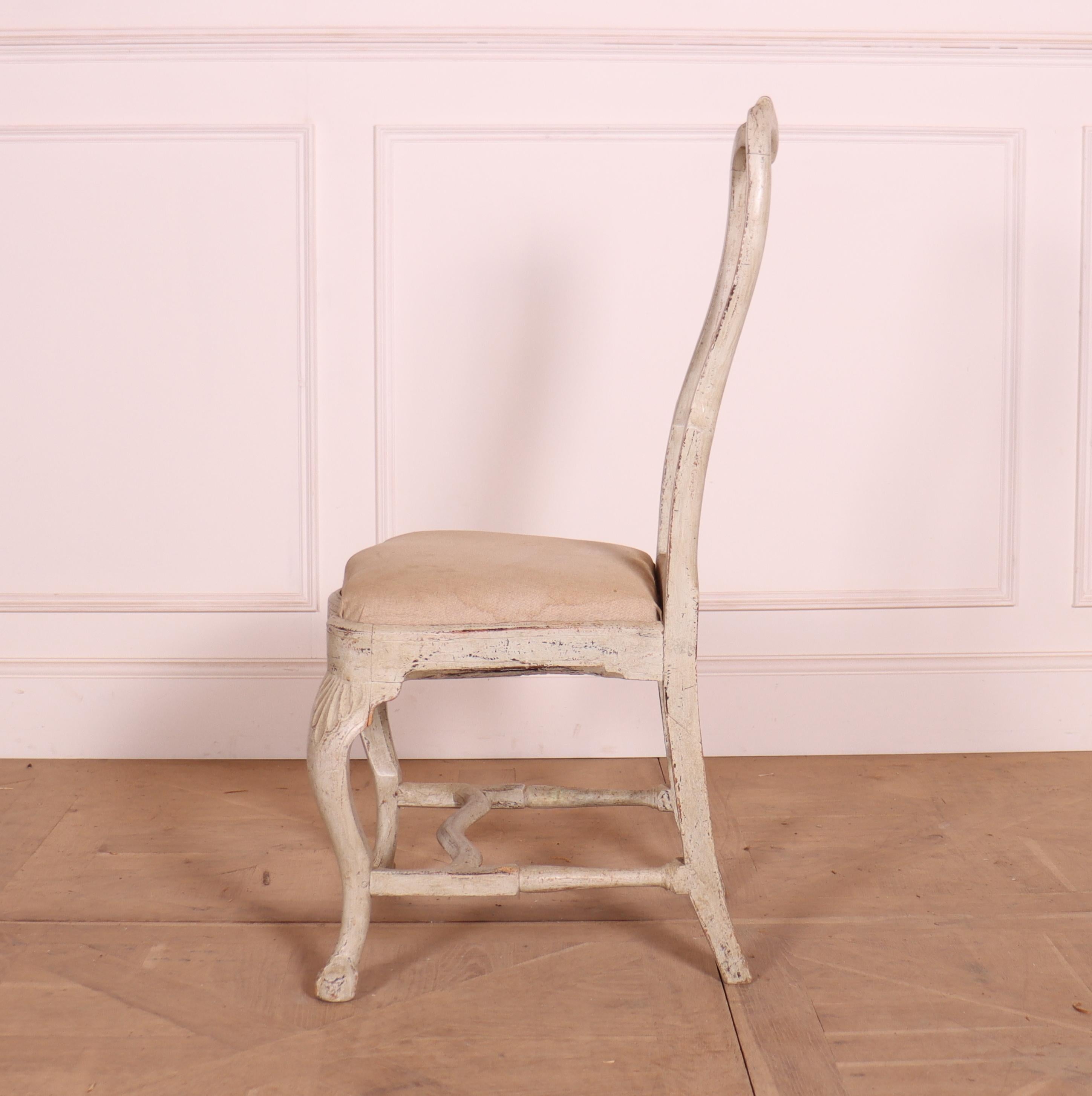 Swedish Gustavian Period Dining Chairs 2