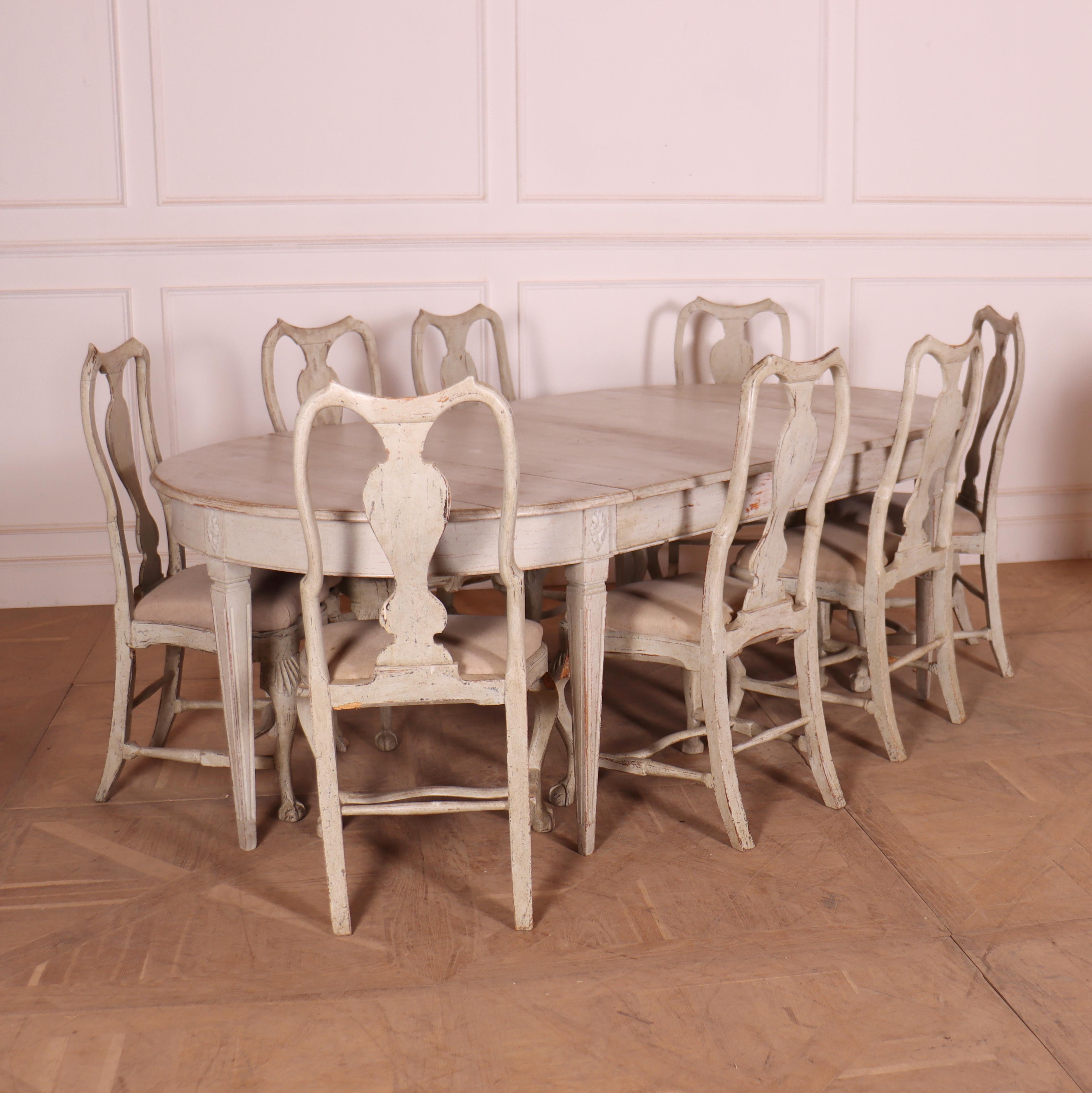 Swedish Gustavian Period Dining Chairs 3