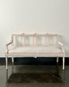 Swedish Gustavian Period Lindome Settee, circa 1800