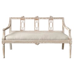 Swedish Gustavian Period Lindome Settee, circa 1800