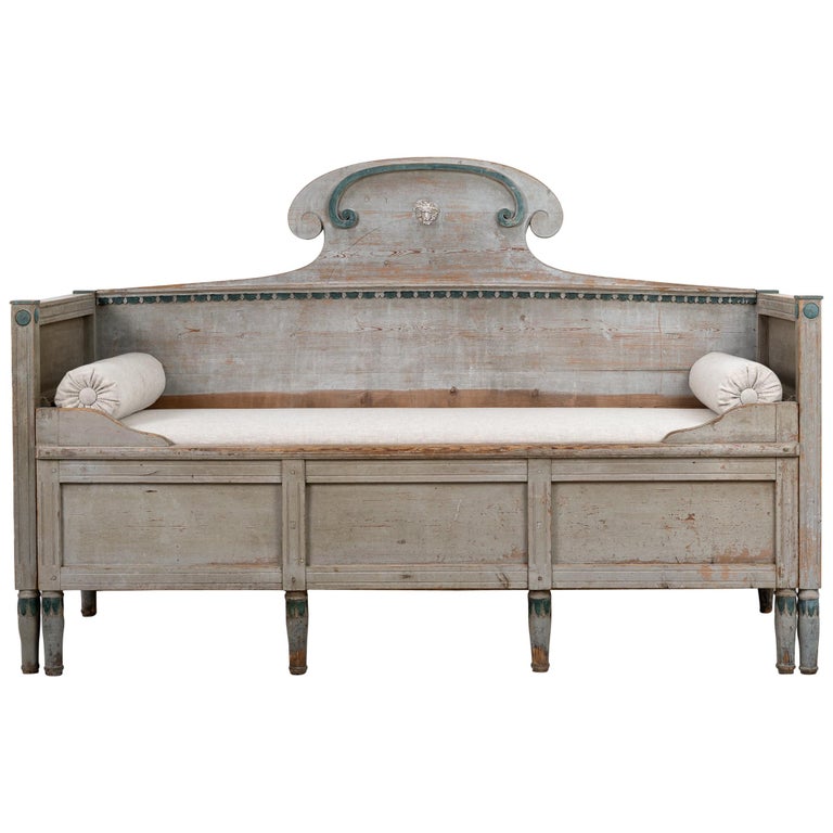 Gustavian Provincial Sofa, ca. 1820, offered by Frano Antiques
