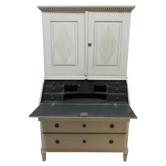 Swedish Gustavian Secretary Cabinet