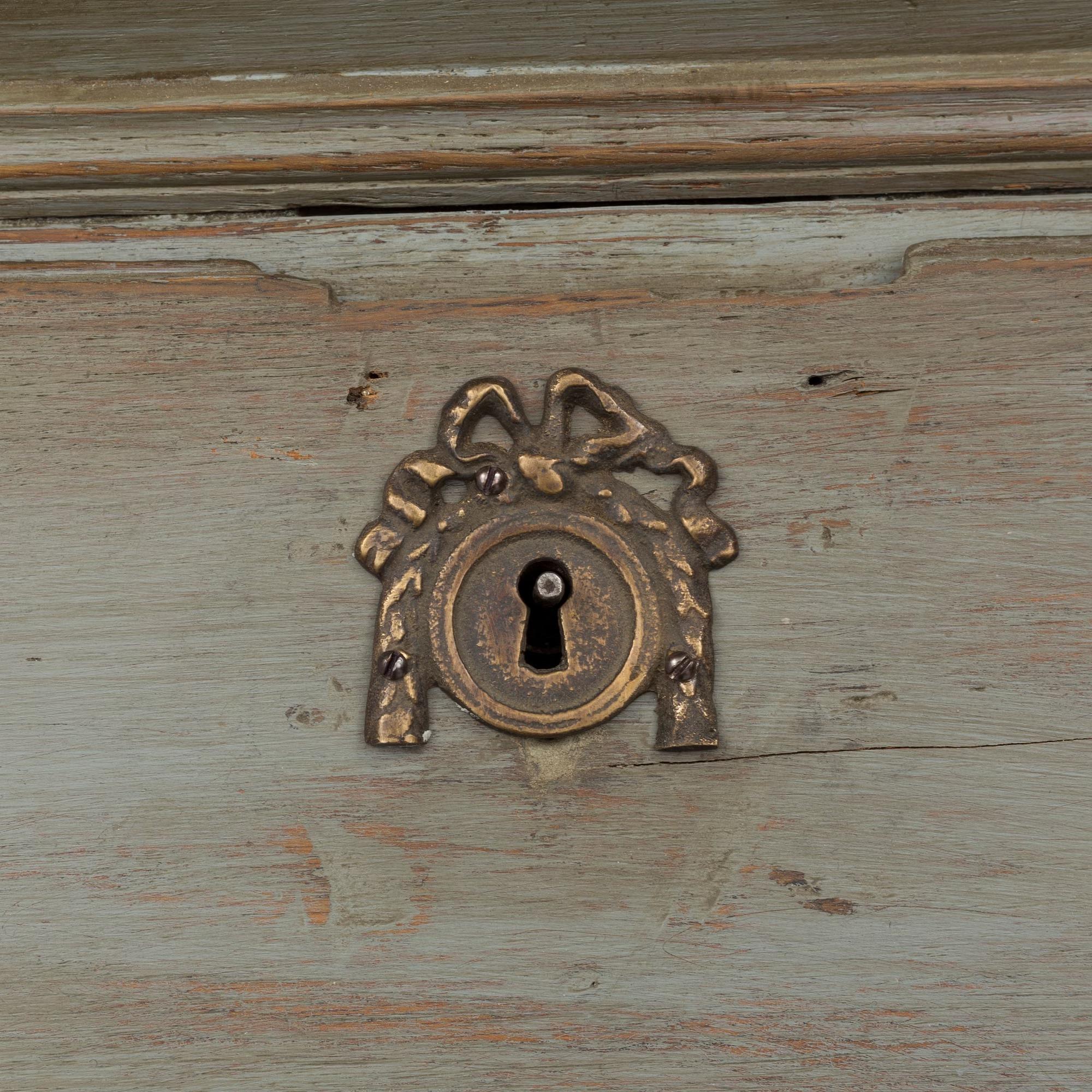 Schwedischer gustavianischer Sekretärschrank, Ende 18./Anfang 19. im Angebot 1