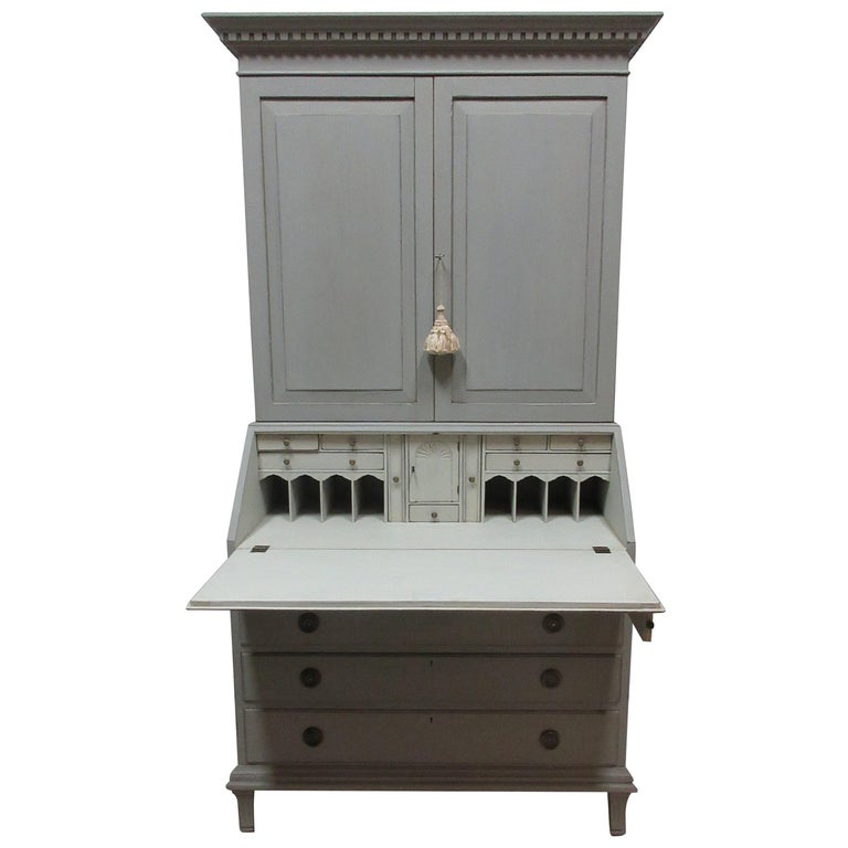 Swedish Gustavian Secretary Hutch at 1stDibs