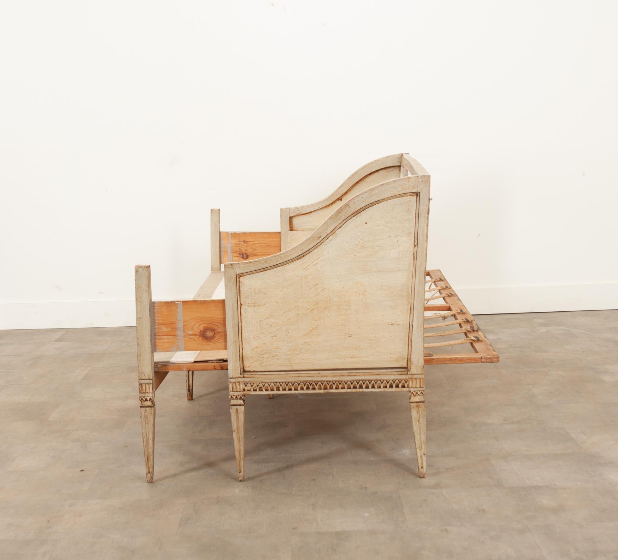 Swedish Gustavian Settee Daybed 8