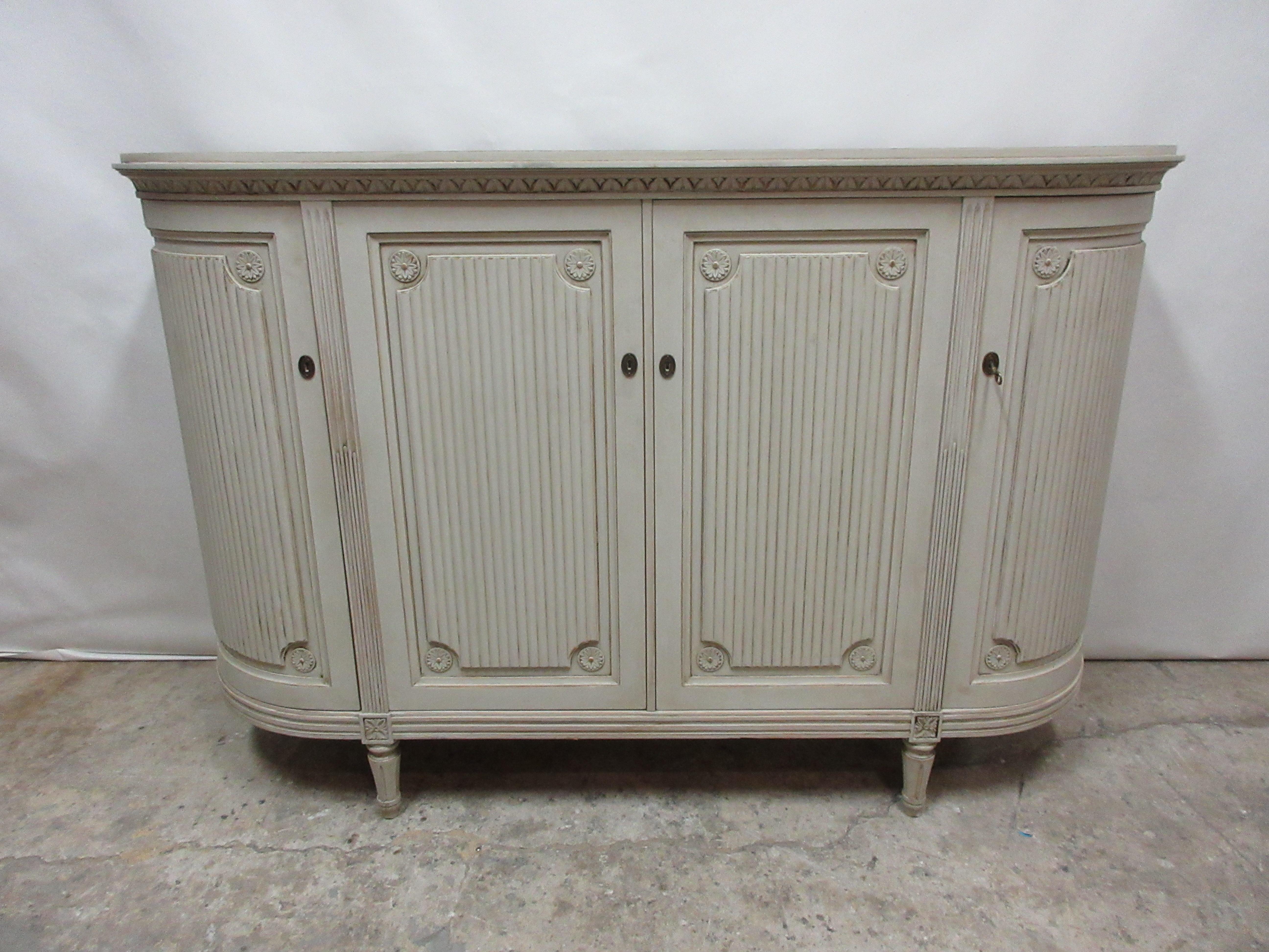 Swedish Gustavian Sideboard In Good Condition In Hollywood, FL
