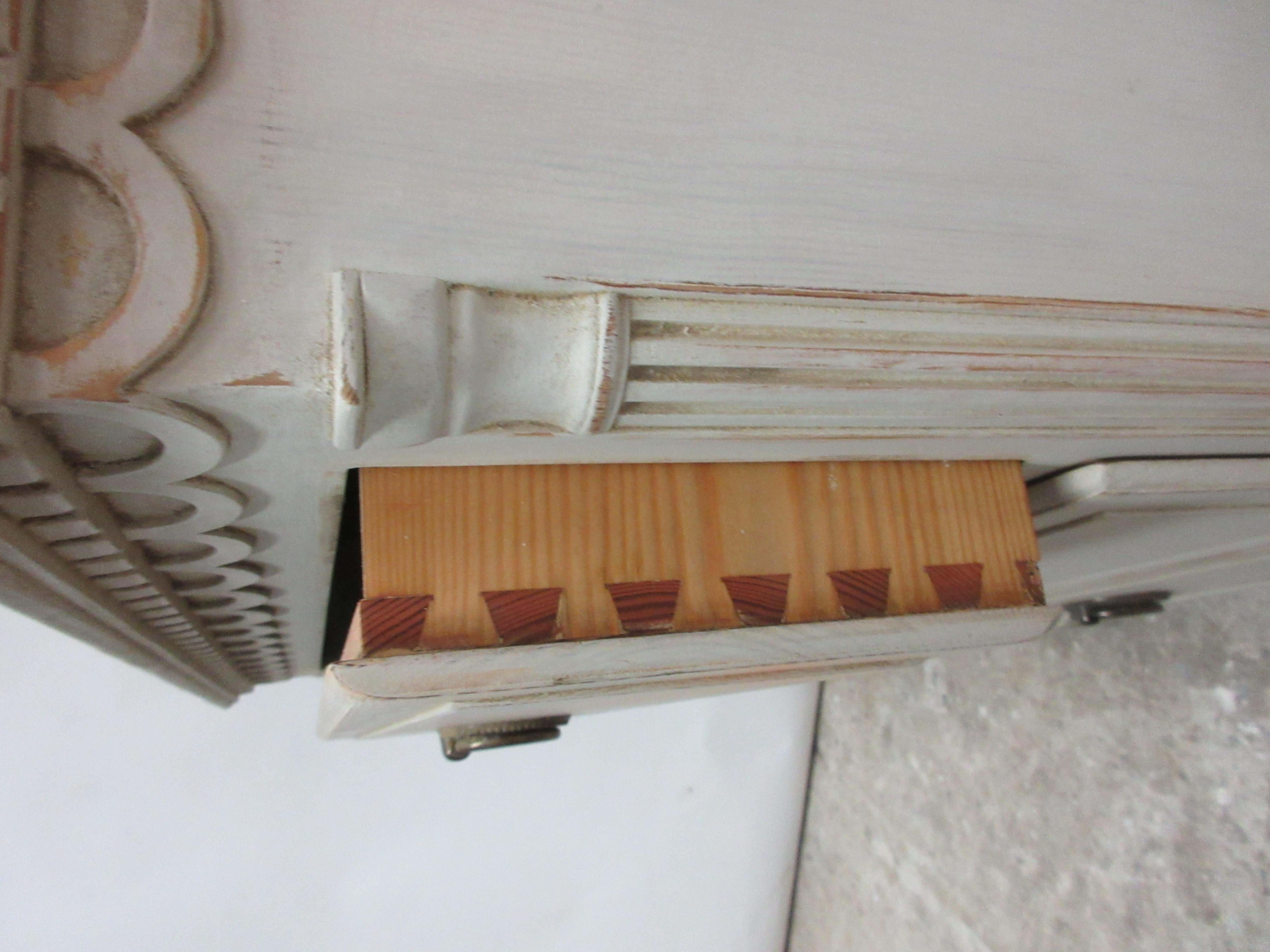 Wood Swedish Gustavian Single Nightstand