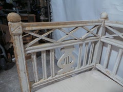 Swedish Gustavian Style 100% Original Painted Sofa Bed