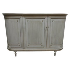 Vintage Swedish Gustavian Style 3 Door Sideboard