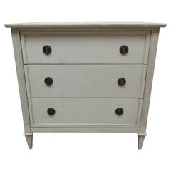 Swedish Gustavian Style 3 Drawer Chest