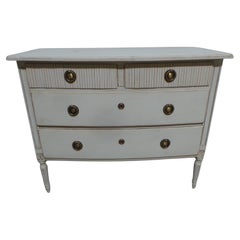 Swedish Gustavian Style 3 Drawer Chest Of Drawers
