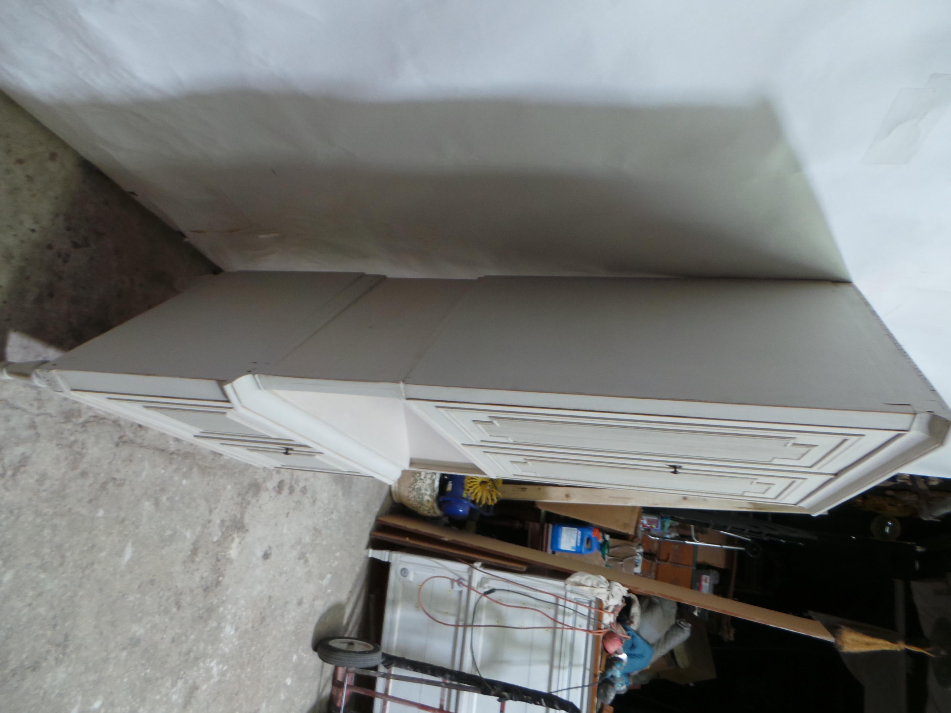 Swedish Gustavian Style 4 Door Corner Cabinet For Sale 2