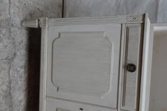 Swedish Gustavian Style 4 Door Hutch