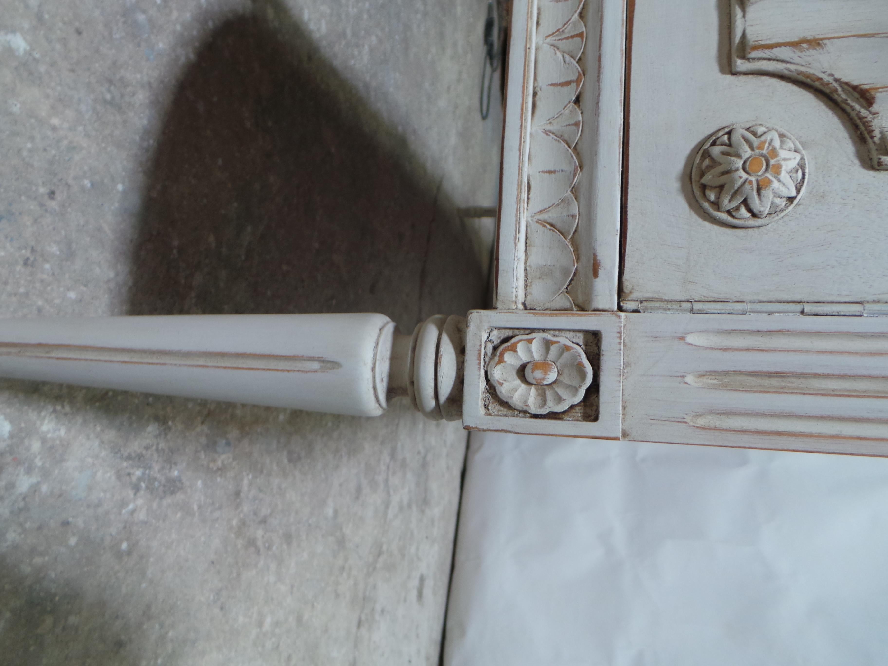 Swedish Gustavian Style 4 Drawer 2 Door Sideboard For Sale 7